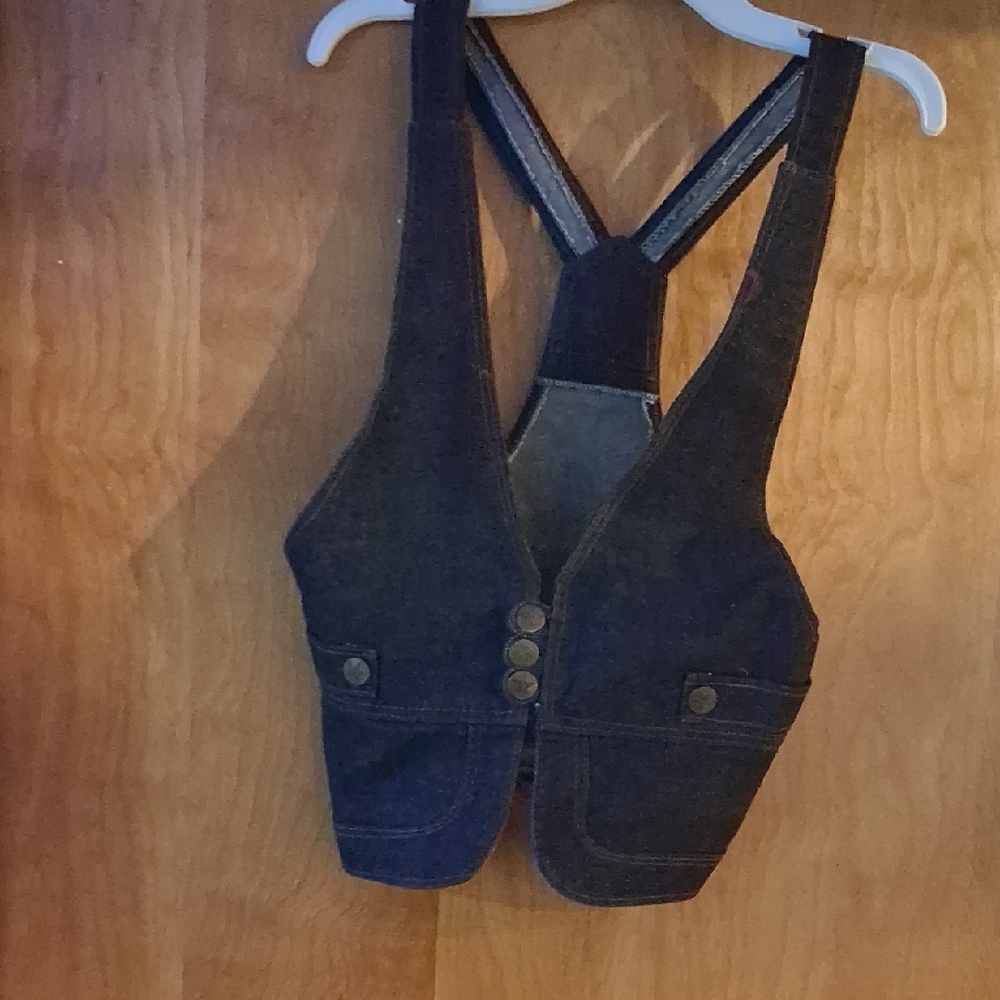 Small Sized Jean Jacket Vest